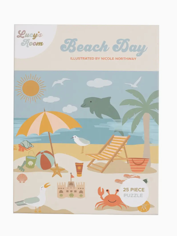 Beach Day Puzzle - 25 Pieces