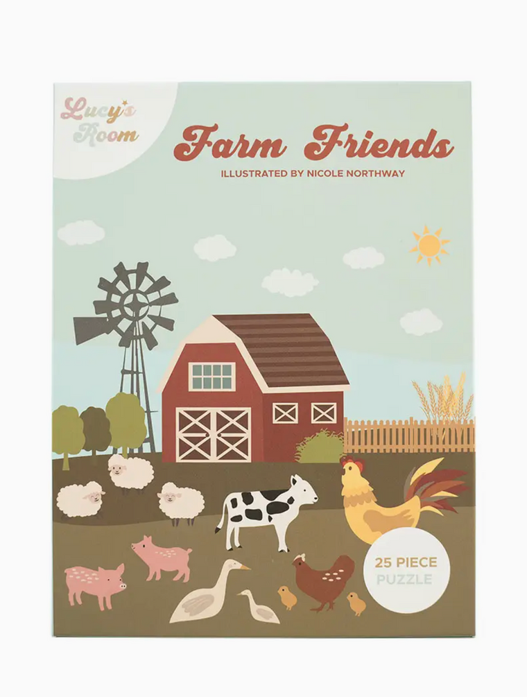 Farm Friends Puzzle - 25 Pieces