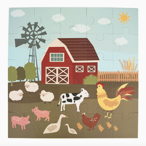 Farm Friends Puzzle - 25 Pieces