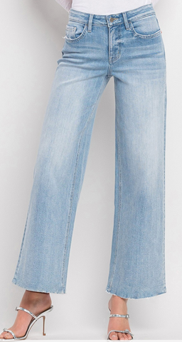 VERVET By Flying Monkey High Rise Wide Leg Denim (Gretchen)