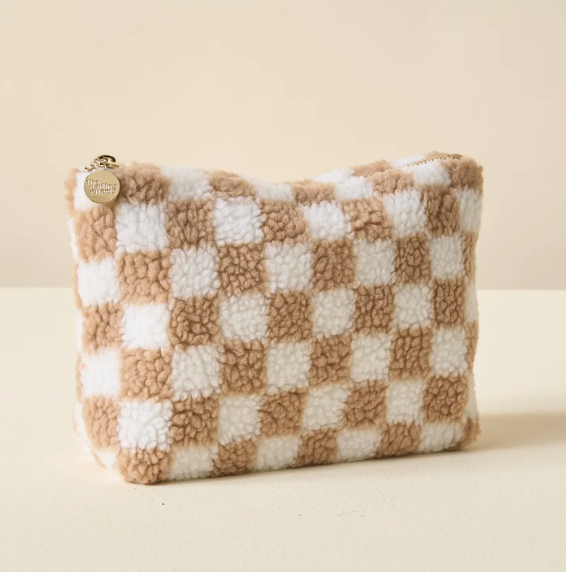 Teddy Pouch - Checkered