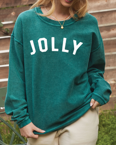 (PRE-ORDER) Jolly Thermal Pullover (Green)