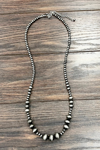 30" Single Strand Three Heart Necklace