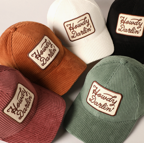 (SALE) Howdy Darlin' Corduroy Hat