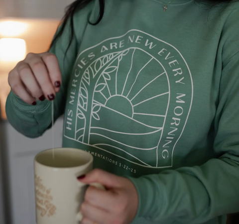 His Mercies Are New Every Morning Graphic Pullover