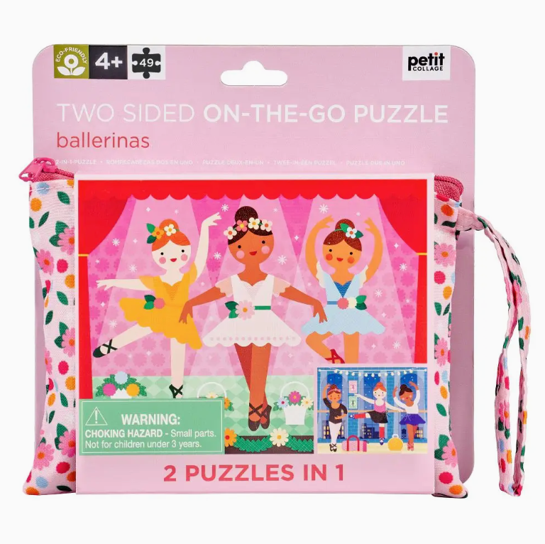 Two Sided On-The-Go Puzzle (Ballerina)