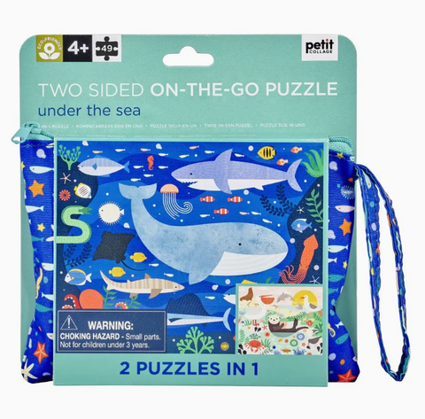 Two Sided On-The-Go Puzzle (Under The Sea)