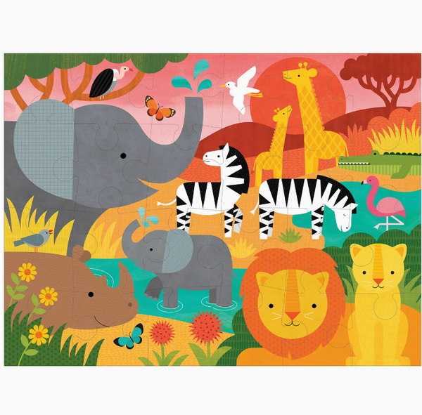 24 Piece Puzzle - Safari