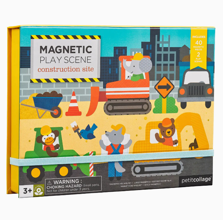 Construction Site Magnetic Play Scene