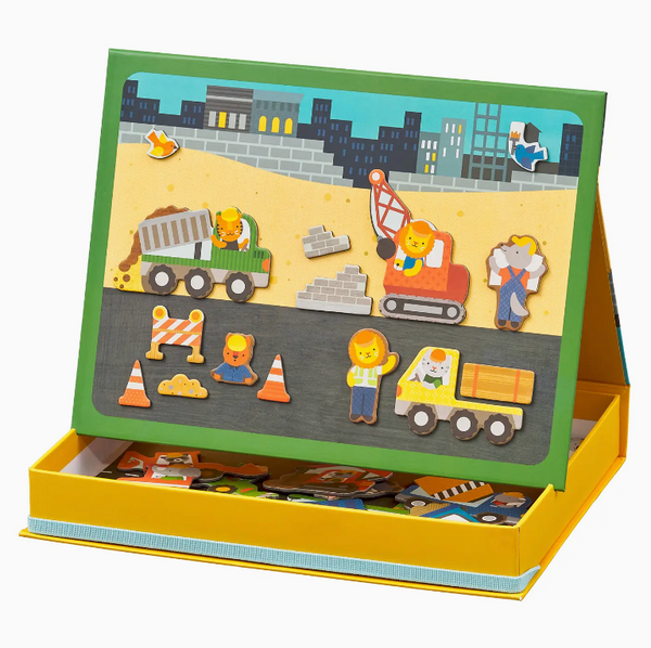 Construction Site Magnetic Play Scene