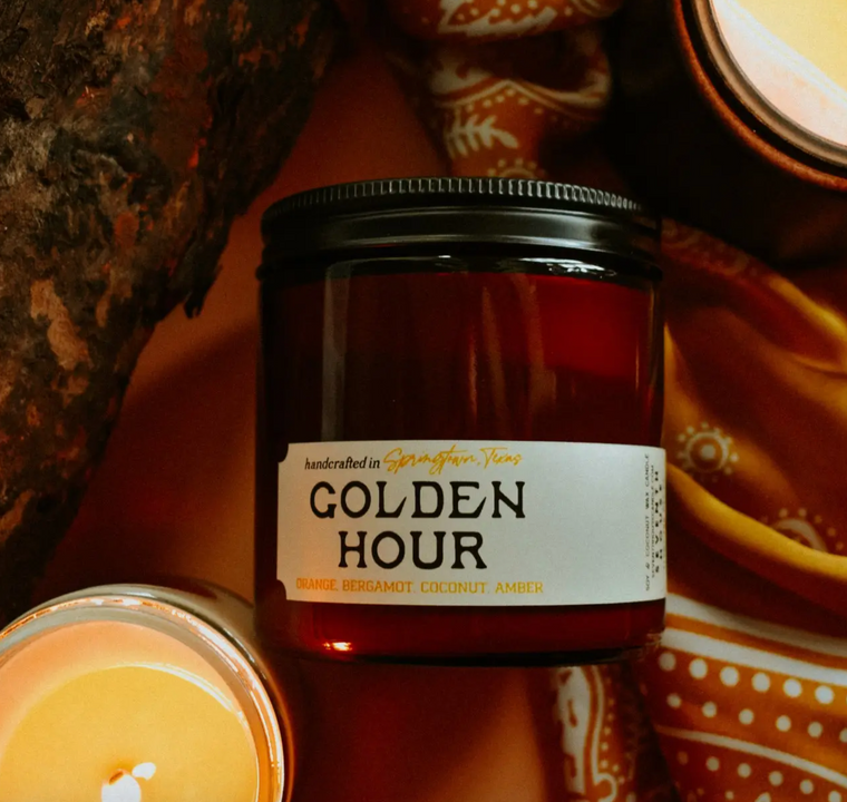 Golden Hour - Orange Bergamot & Coconut Candle