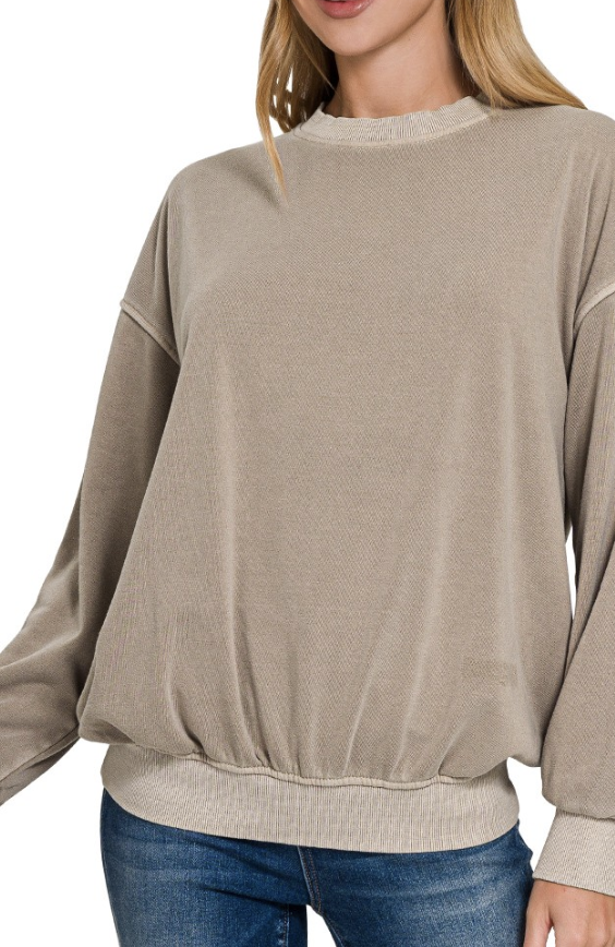 Always Comfy Pullover (Ash Mocha)