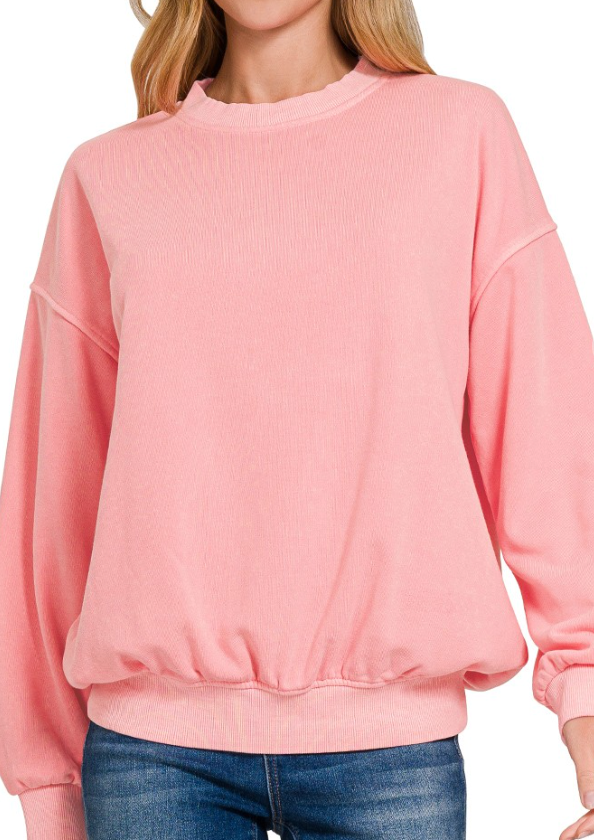 Always Comfy Pullover (Coral)