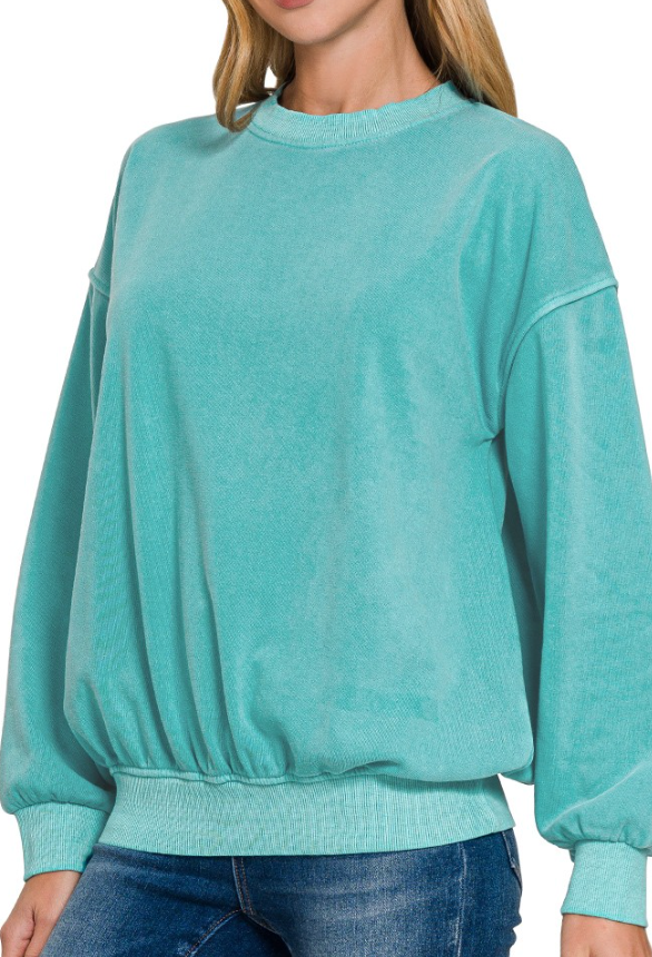 Always Comfy Pullover (Teal)