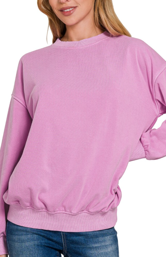 Always Comfy Pullover (Mauve)