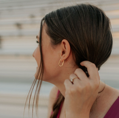 Avery Gold Hoops