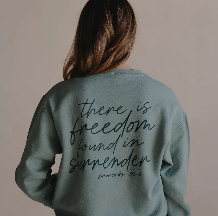 Freedom Graphic Pullover (Sage)