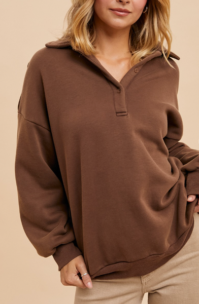 Saturday Pullover (Brown)