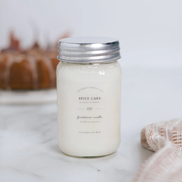 Spice Cake 16oz Mason Jar Candle (Copy)