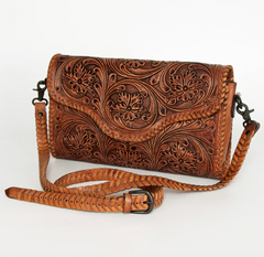 Toole Leather Crossbody Wallet