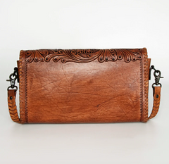 Toole Leather Crossbody Wallet