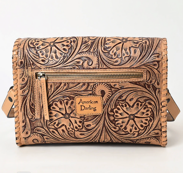 Toole Leather Crossbody Wallet