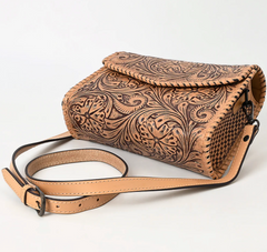 Toole Leather Crossbody Wallet