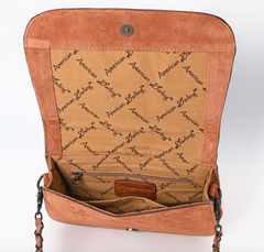 Suede Crossbody Bag