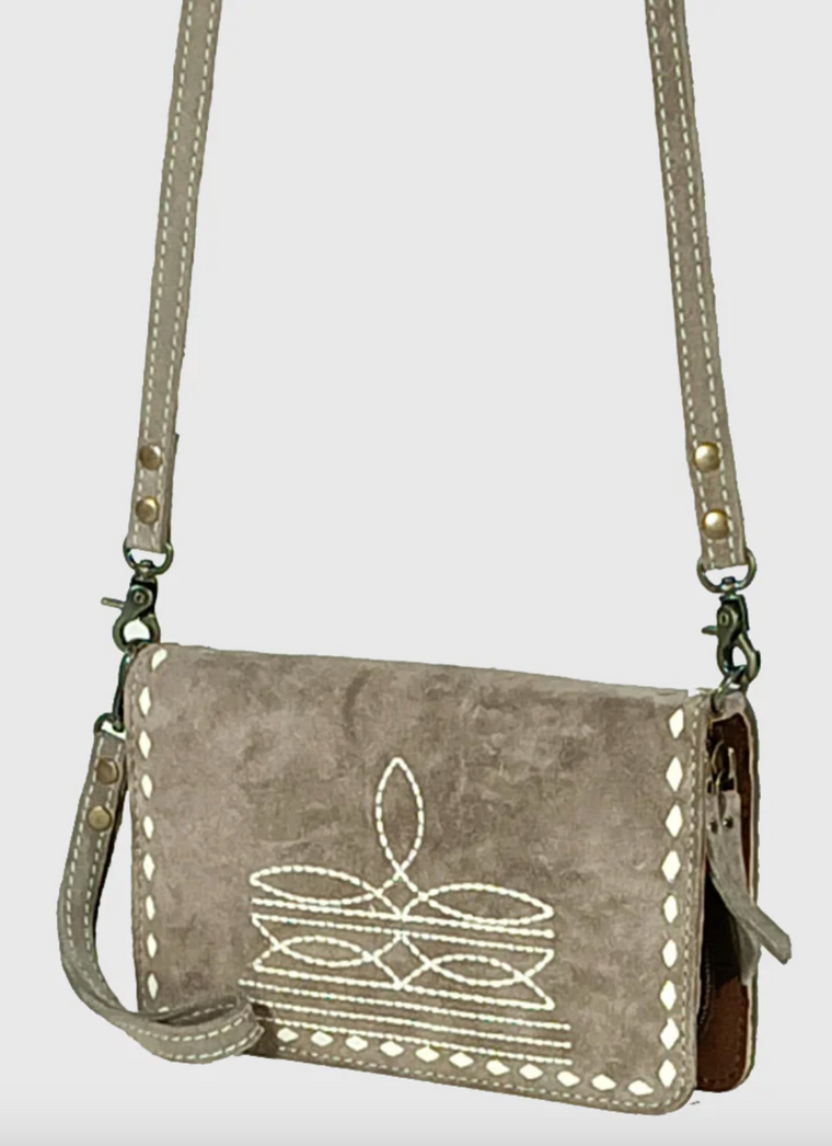 Boot Stitch Crossbody Bag