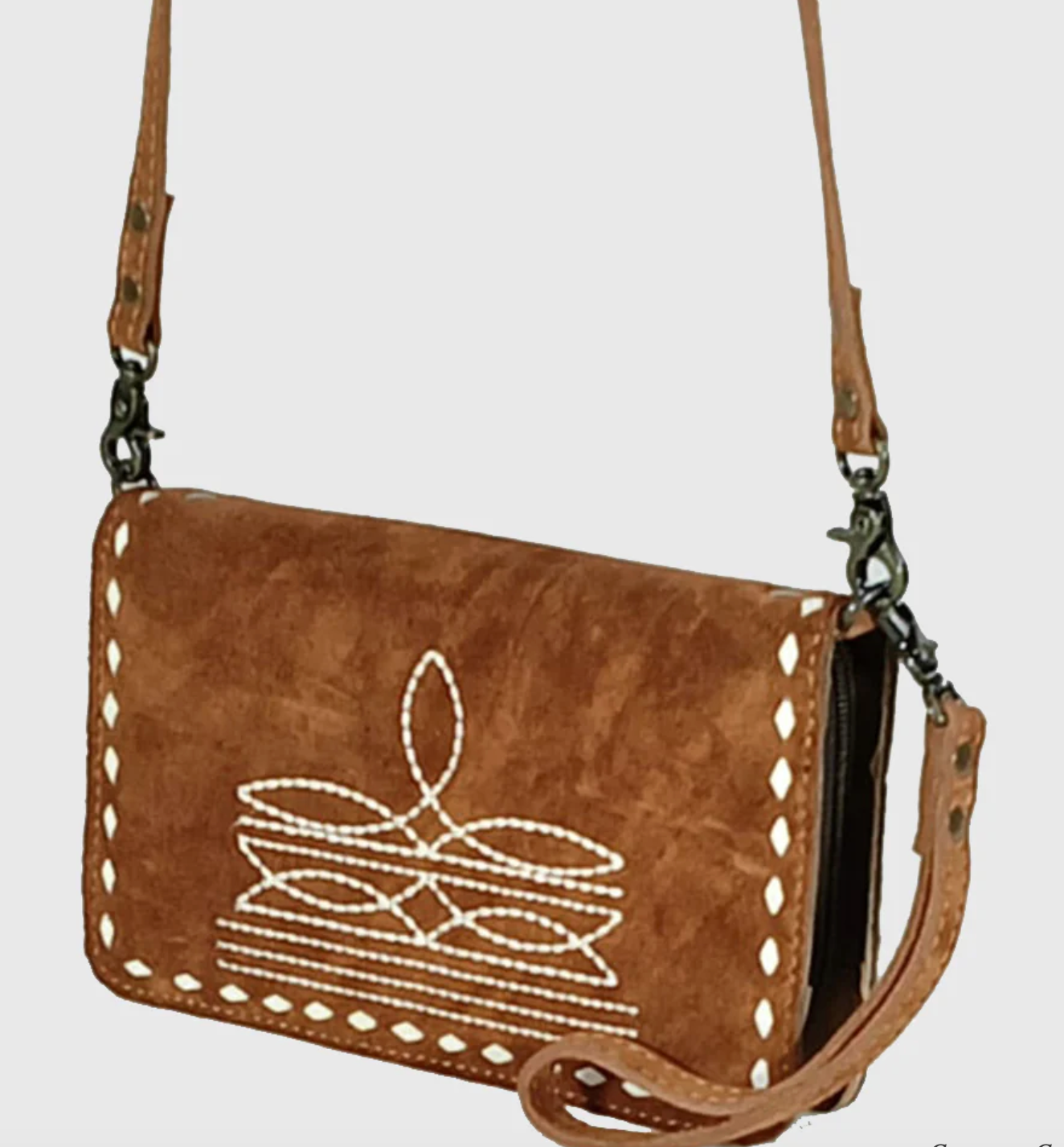Boot Stitch Crossbody Bag
