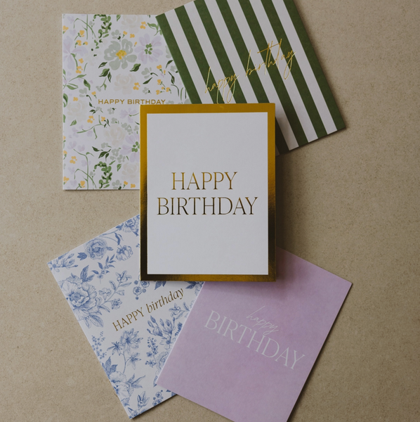 Assorted Happy Birthday Cards Boxed Set