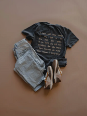 Take Heart Graphic Tee - Charcoal