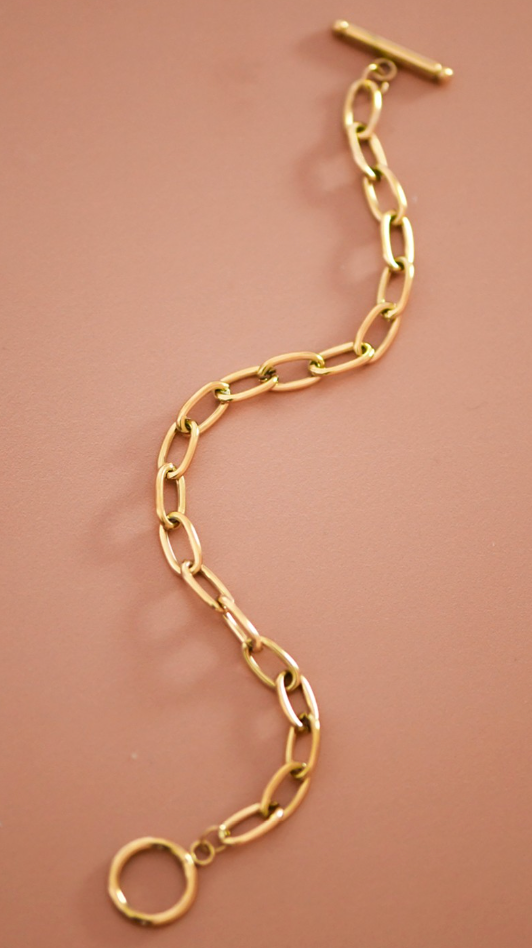 18K Stainless Steel Chain Bracelet
