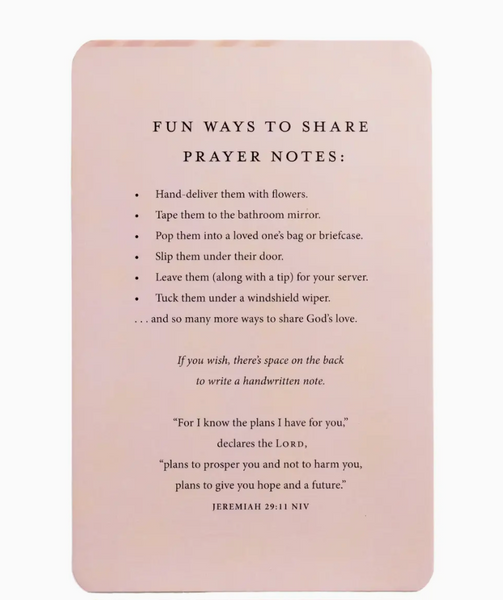 Prayers To Share Pass Along Notes