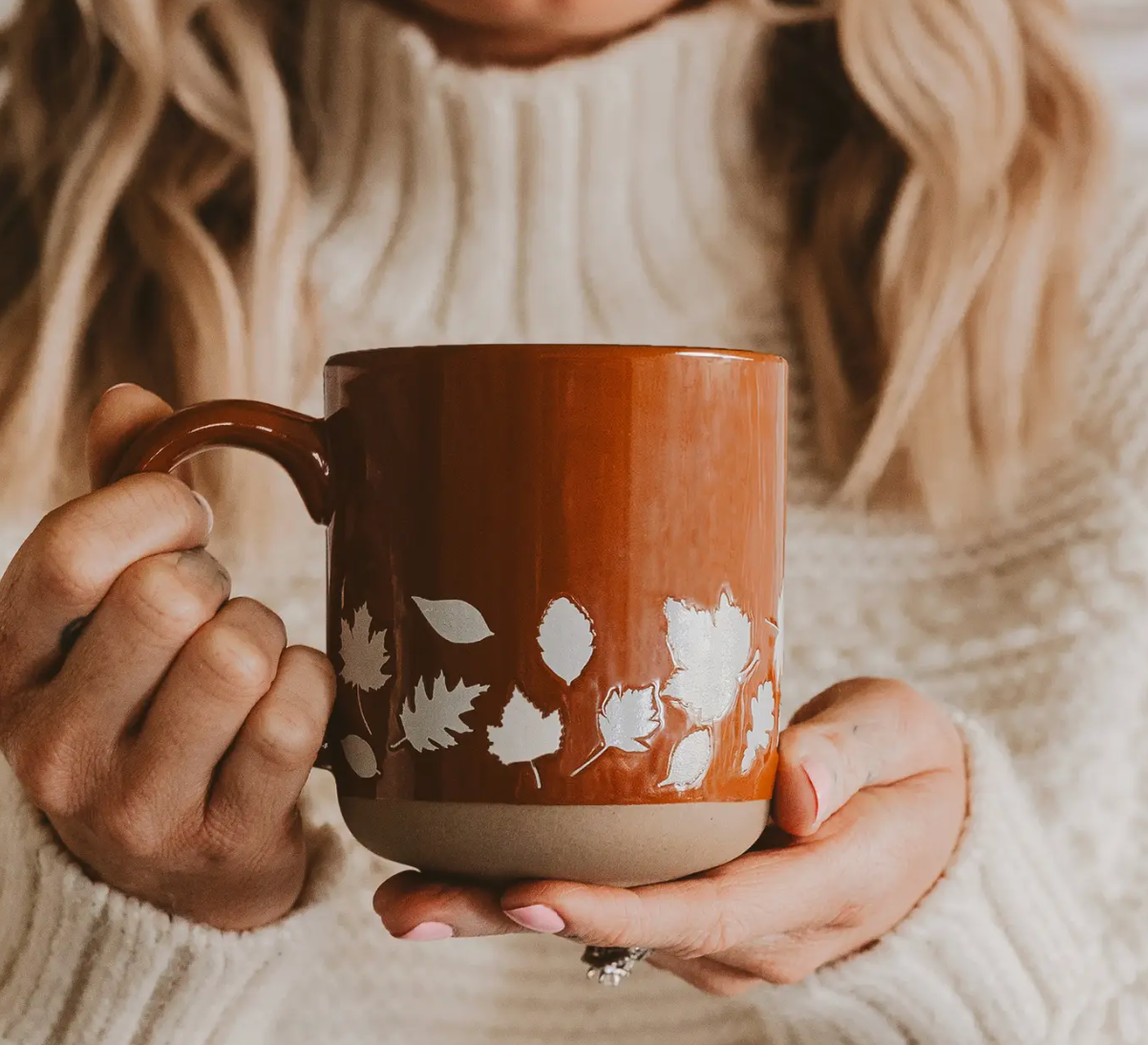 Fall Leaves Ceramic Mug
