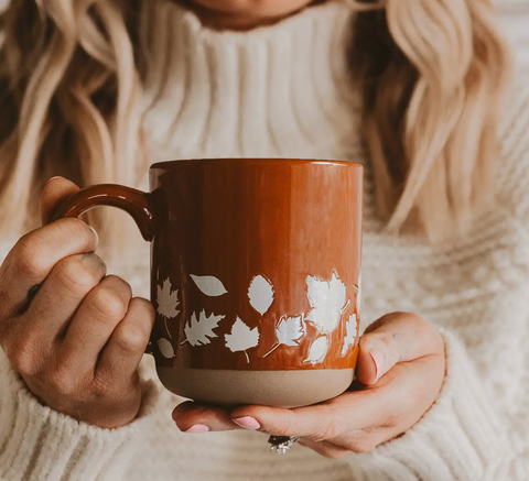 Fall Leaves Ceramic Mug
