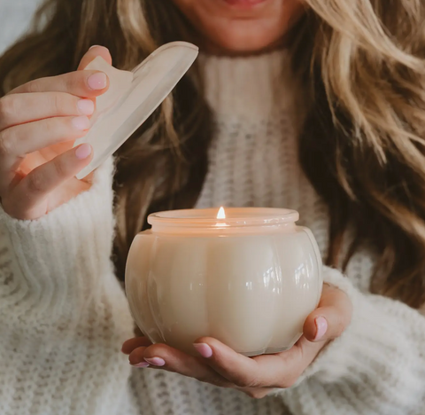 20oz Pumpkin Jar Candle - Warm & Cozy