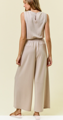 Travel Well Jumpsuit - Oat