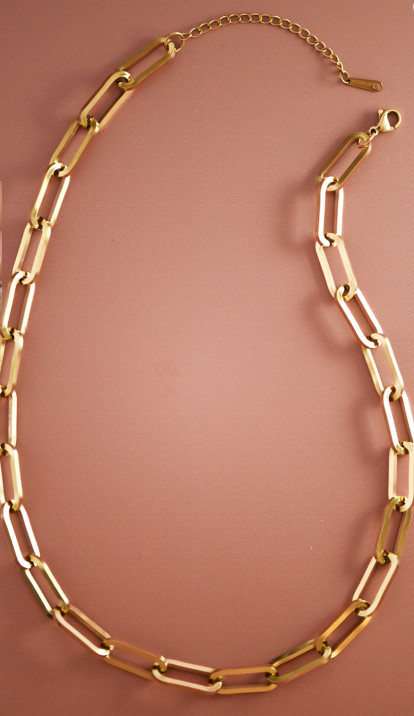 18K Stainless Steel Chain Necklace