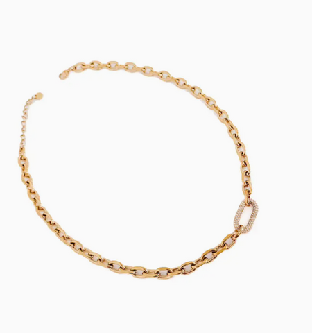 Crystal Chain Necklace