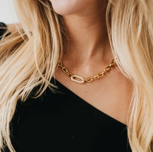 Crystal Chain Necklace