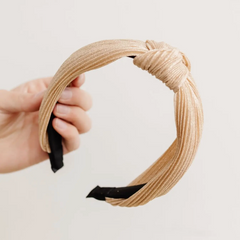 Shimmery Pleated Headband