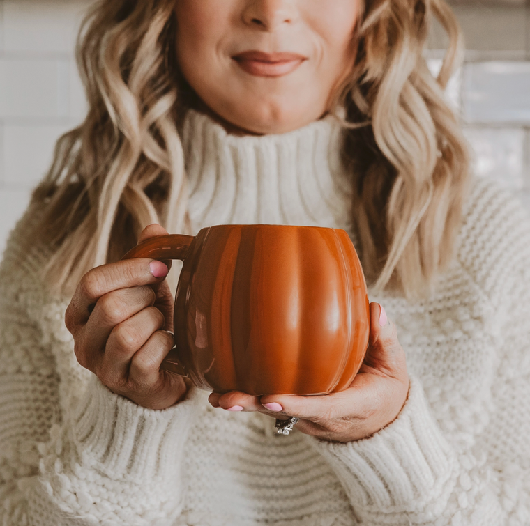 Pumpkin Coffee Mug - Orange