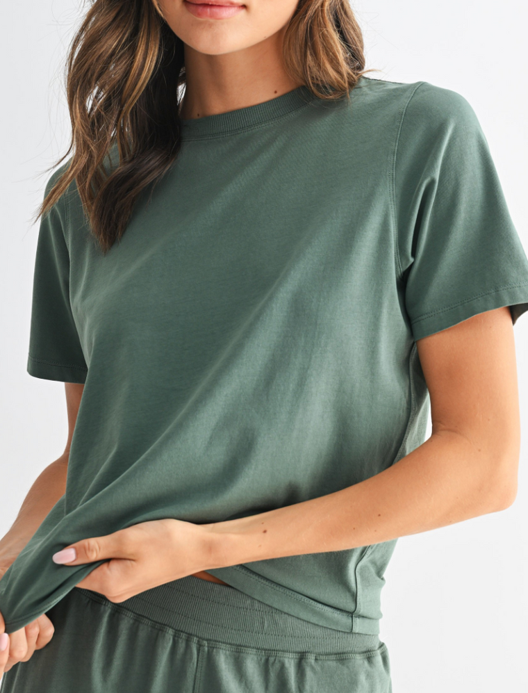 You Make It Easy Basic Tee (Pine)