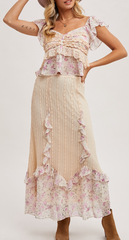 Love Me Like You Do Floral Two Piece Set