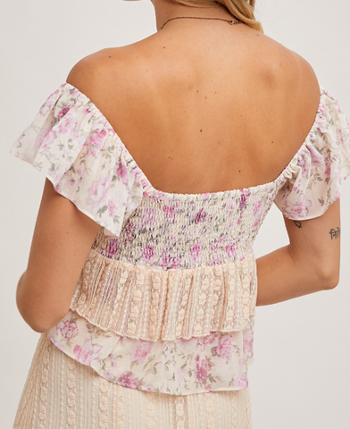 Love Me Like You Do Floral Two Piece Set