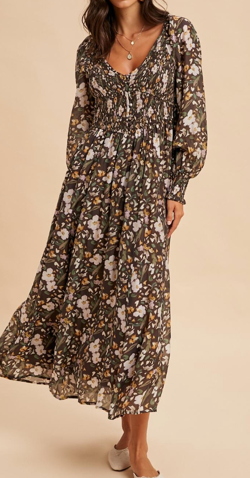 Meadow Lark Floral Dress