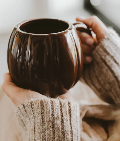 Pumpkin Coffee Mug - Brown