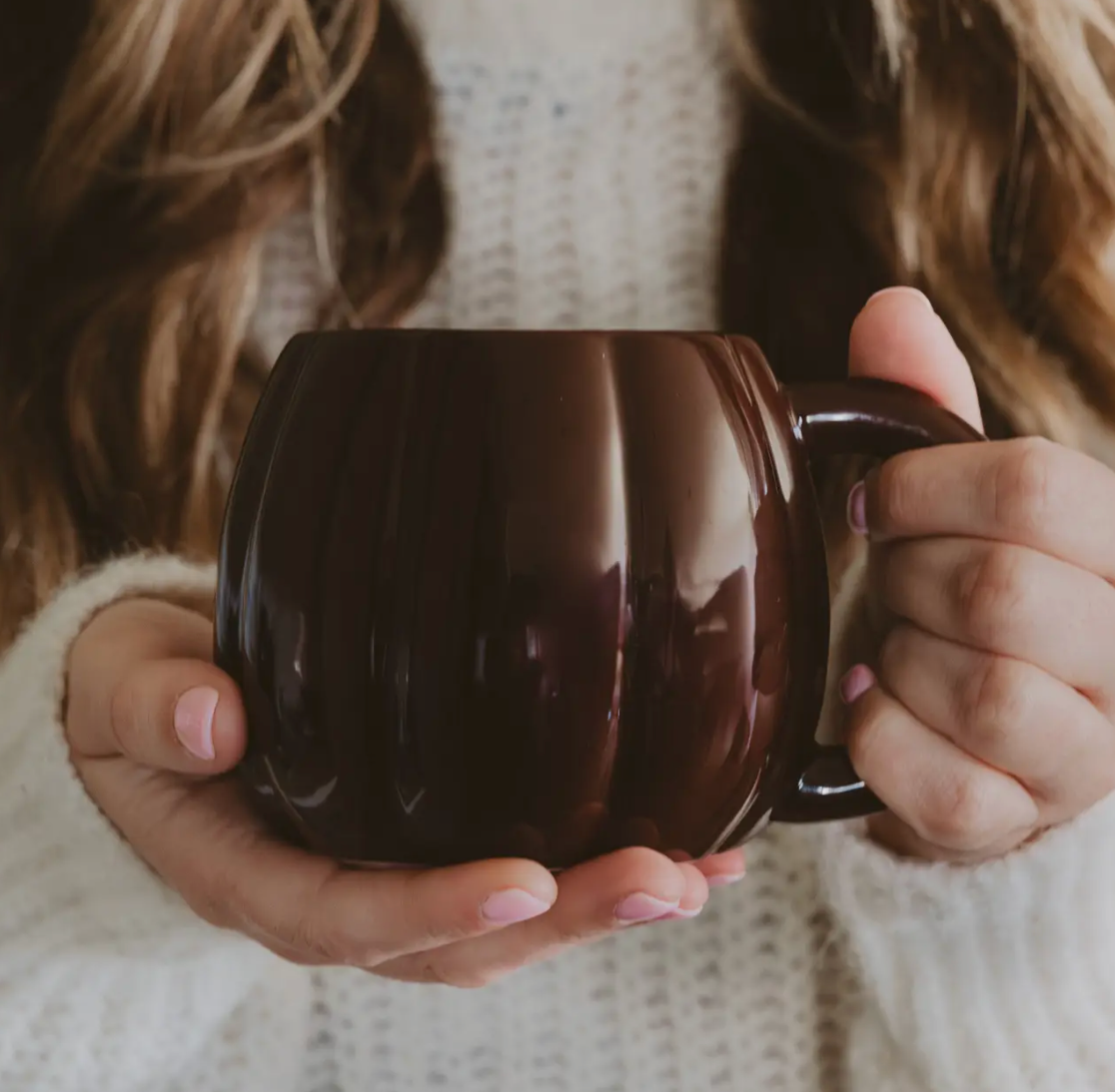 Pumpkin Coffee Mug - Brown