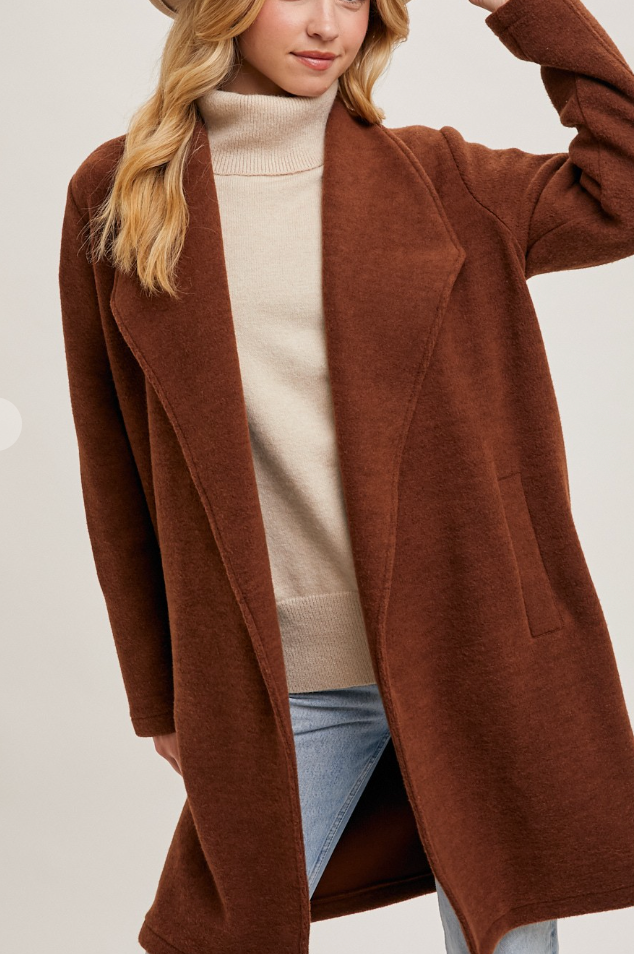Winter Spice Coat Jacket (Chestnut)